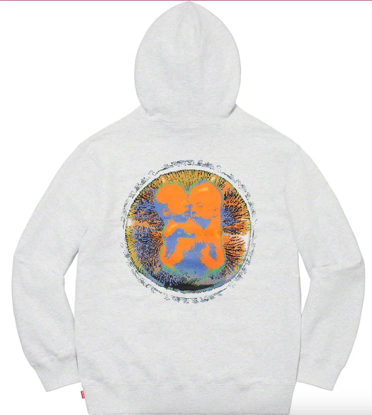 PULL À CAPUCHE SS20 SUPREME EMBRYO À CAPUCHE SWEAT SHIRT GRIS CENDRE TAILLE M (Boîte #3)