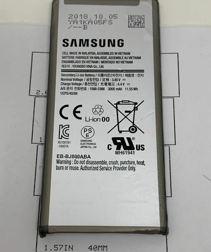 Batterie EB-BJ800ABA ABE pour Samsung Galaxy J6 SM-J600G J8 A6 SM-A600 A600T A600A - Photo 12 sur 12