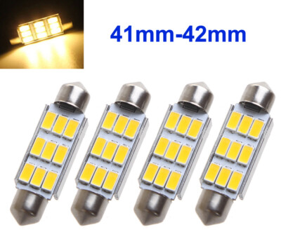 8x Warmweiß 42mm 5630 SMD 9LED Soffitte Sofitte CANBUS Innra Lampe Deutsche Post 8x Warmweiß 42mm 5630 SMD 9LED Soffitte Sofitte CANBUS Innra Lampe Deutsche Post