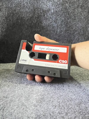 Vintage 80 s-90 s j-me Cassette Shaped Tape Dispenser