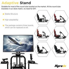Marada Racing Flight Gear Shift Platform Fit Round Tube Racing Sim Cockpit