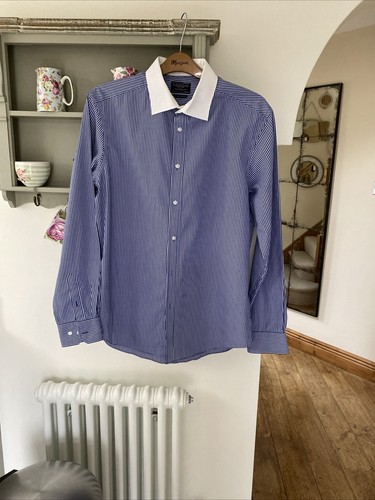 Man’s Smart Shirt Flint &Clark Size 16 1/2 Collar