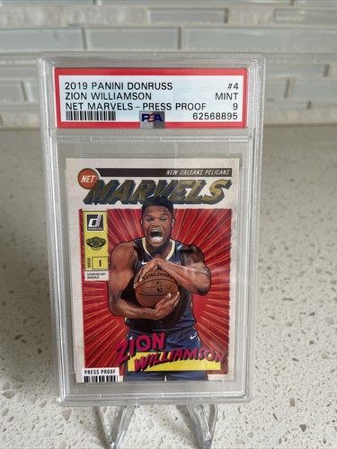 Zion Williamson [Press Proof] #4 2019 Panini Donruss Net Marvels card