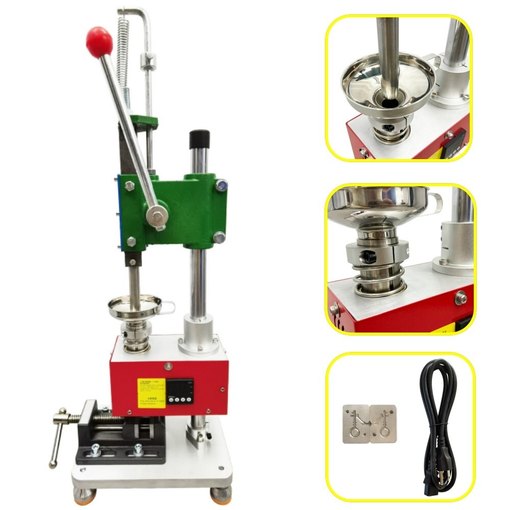 110V Manual Vertical Plastic Injection Molding Machine DIY  