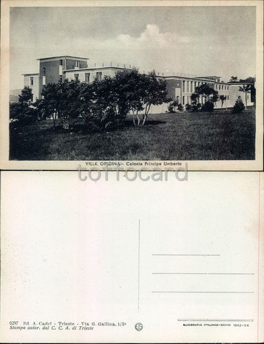 TRIESTE CITTA'-VILLA OPICINA-COLONIA PRINCIPE UMBERTO-C34-96