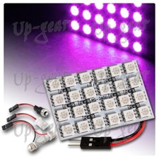 1x Purple 24 Smd Led Interior Dome Map Light Bulb Panel T10 Festoon Ba9s 1x Purple 24 Smd Led Interior Dome Map Light Bulb Panel T10 Festoon Ba9s