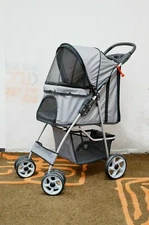 4 Wheels Pet Stroller for Small Dog/Cat Stroller.