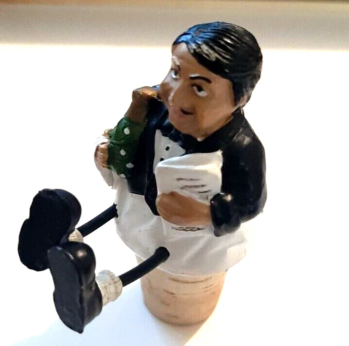 Tapones para botellas de vino lote mixto de 5 aves cactus hombre remolino con joyas Foto 4 de 4