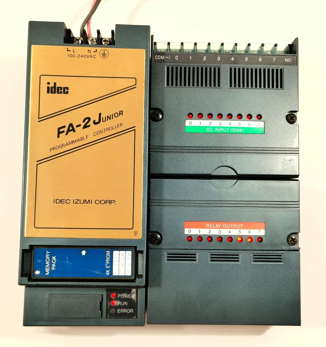 FA-2J プログラマブルコントローラー　IDEC FA-2J-CPU1 Idec FA-2J Programmable Controller CPU Unit FA-1J 16-DC
