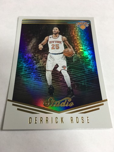 2016-17 Panini Studio Derrick Rose #47 - Picture 2 of 3