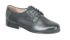 Vegace Boys Kids Black Leather Shoe Lace Tuxedo Formal Dress Church Oxford 2033