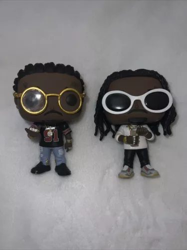 Funko Pop! Rocks Migos Takeoff #110 and Quavo #109 NO BOX