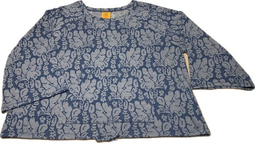 Ruby Rd. 2X Boat Neck Pull over top 3/4 sleeves pocket drawstring waist - 第 1/4 張圖片