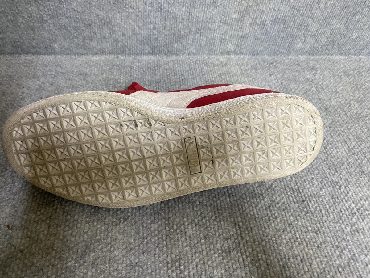 Mens Puma Suede Classic Red White Size 9 Mens 352634-65  display picture 2
