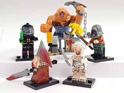 Silent Hill 2 Pyramid Head Resident Evil Nemesis Butcher Zombie PS5Minifigur MOC