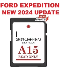 Ford EXPEDITION MAP UPDATE A15 Sync2 SD Card Navigation 2024 US/CAN GPS