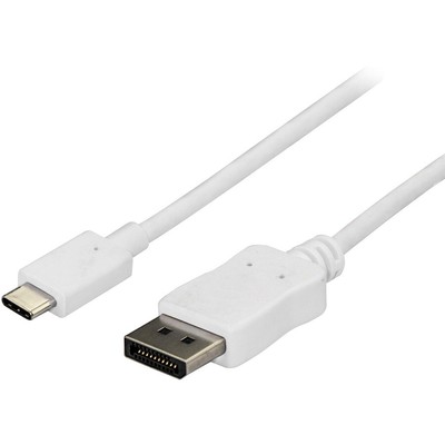 StarTech CDP2DPMM6W 6 ft USB C to DisplayPort Cable
