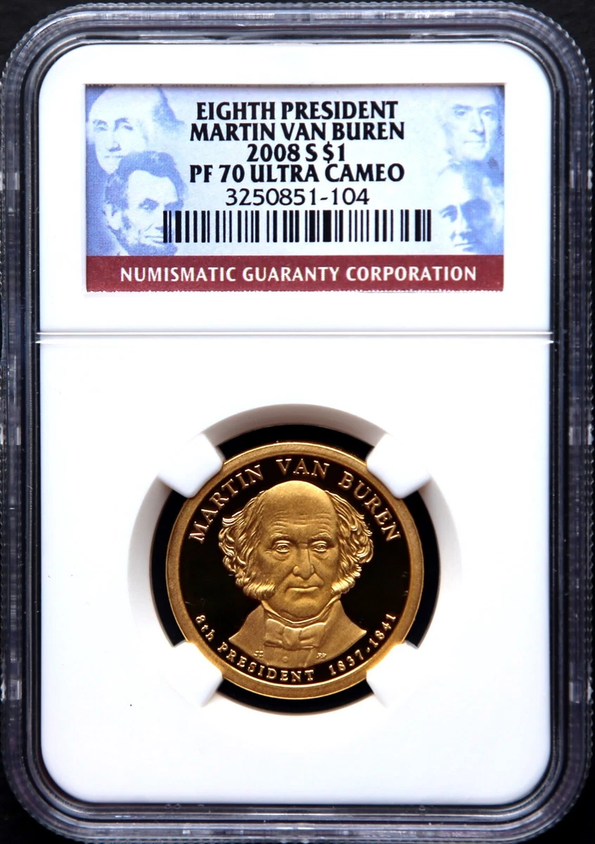Grade PR 70 NGC 2008 Presidential Dollar Coins (2007-Now) for sale