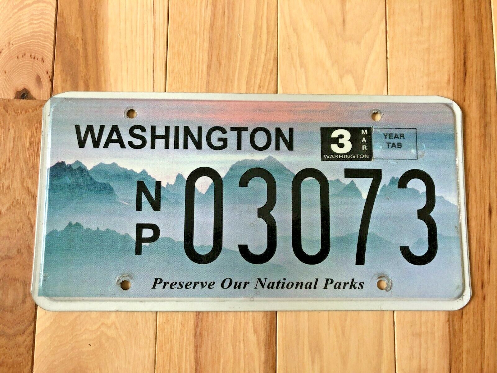Washington State National Parks License Plate eBay