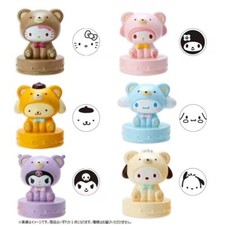    Set of 6 Sanrio Character Bath Bomb Ball From JAPAN Surprise Stamp Mascot    