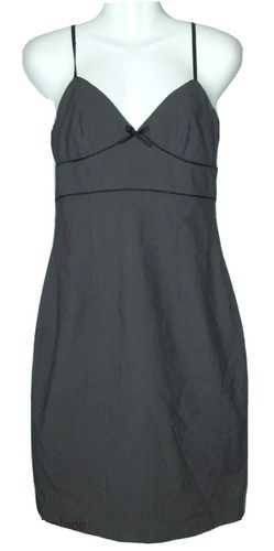 EXPRESS size 6 STRETCH Gray Black Elastic Back sl… - image 1