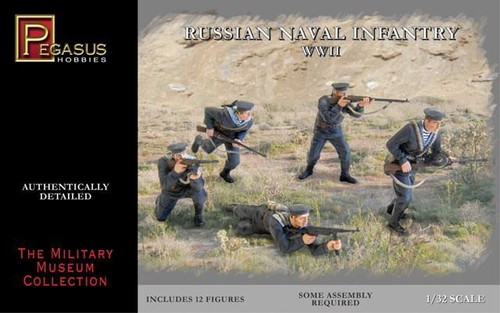 Pegasus Kits 1:72 Scale Russian Naval Infantry WWII