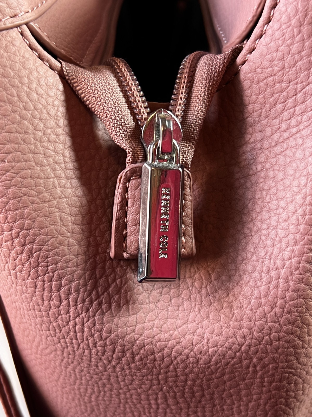 NEW Cole Reaction Triple Entry Blush/Mauve “Harriet Satchel