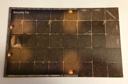 D&amp;D Assembly Tile DDC map tile, W.O.T.C. cardboard tile | eBay