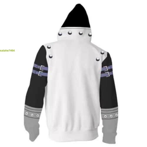 Anime Yu-Gi-OH Hoodie Sweatshirt Seto Kaiba Hooded Jacket Coat Cosplay Costumes - Picture 8 of 9