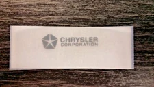 Mopar Dodge Plymouth 1968-1974 Factory Exact Vin Plate Dry Transfer