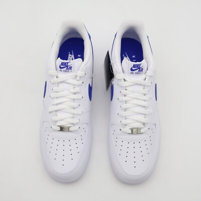 ☆Nike☆ Air Force 1 07 M White Hyper  FJ4146113 FJ4146 NEW* MEN Nike Air Force 1 '07 Low White/Hyper Royal-White