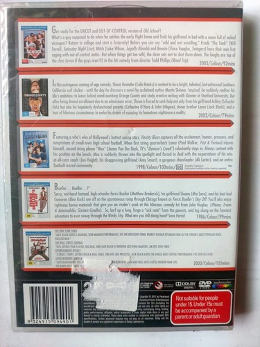 Old School / Otange County / Varsity Blues / Ferris Bueller / School of Rock-DVD - Picture 2 of 7