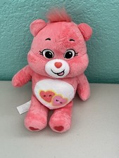 Basic Fun Care Bears Pink Love-a-Lot Bear 10" Stuffed Animal Cartoon Plush Toy