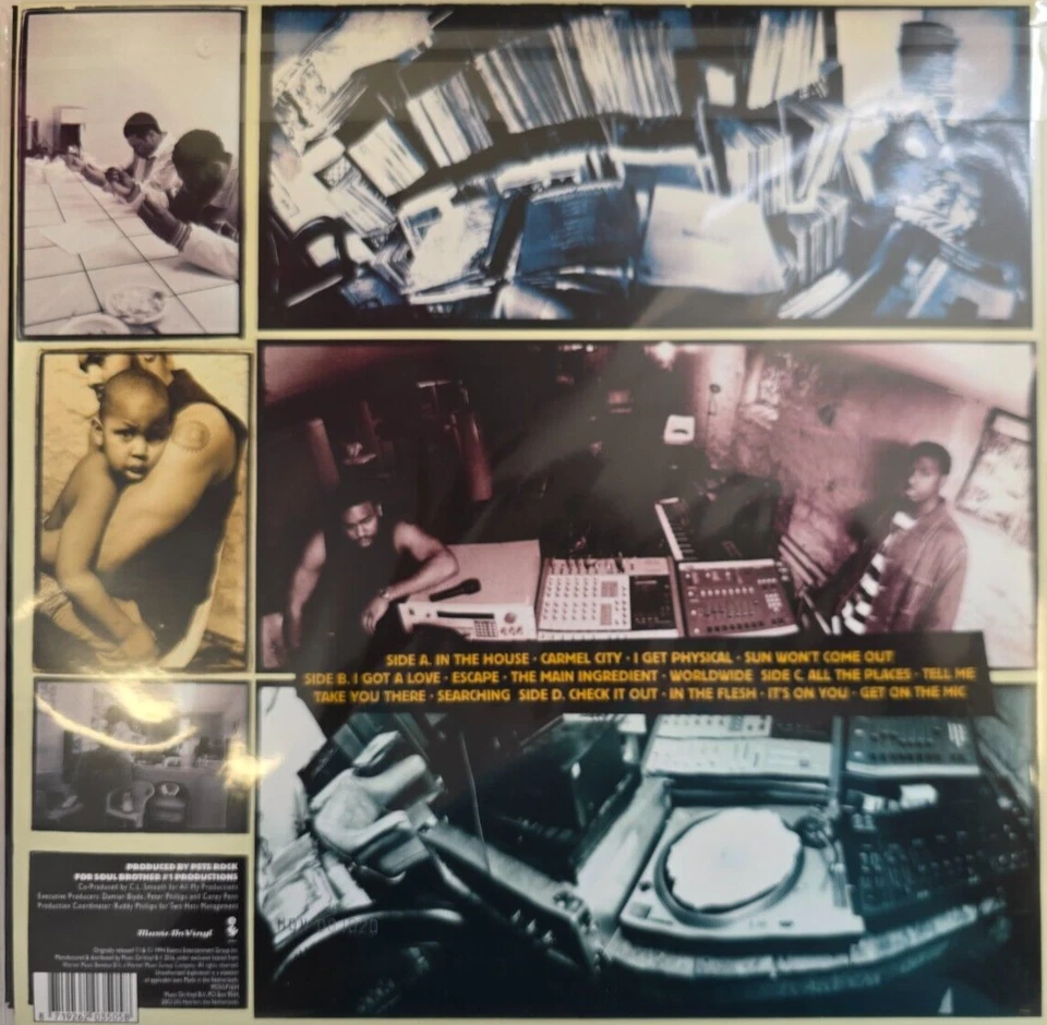 Pete Rock & C.L. Smooth – The Main Ingredient LP Album vinyl record 2024 yellow - Image 4 of 4