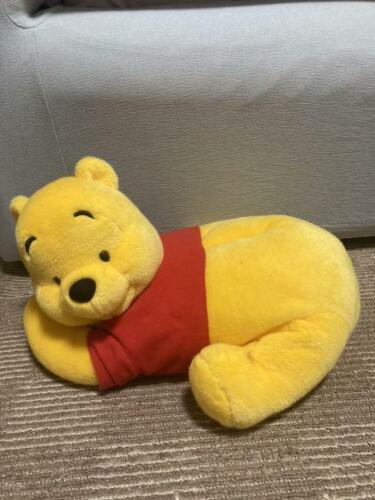 Tokyo Disney Resort Winnie the Pooh stuffed Plush animal tissue box cover　used - Picture 1 of 2