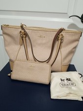 Coach Tote And Matching Wallet