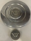 Cache moyeu de roue cache central métal chromé Volvo 240 DL 1980-1985 2 pièces