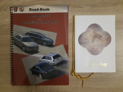 ROVER 75 MG ZT 260 Road Book 1997 Germany Press Kit Media Launch Pressemappe