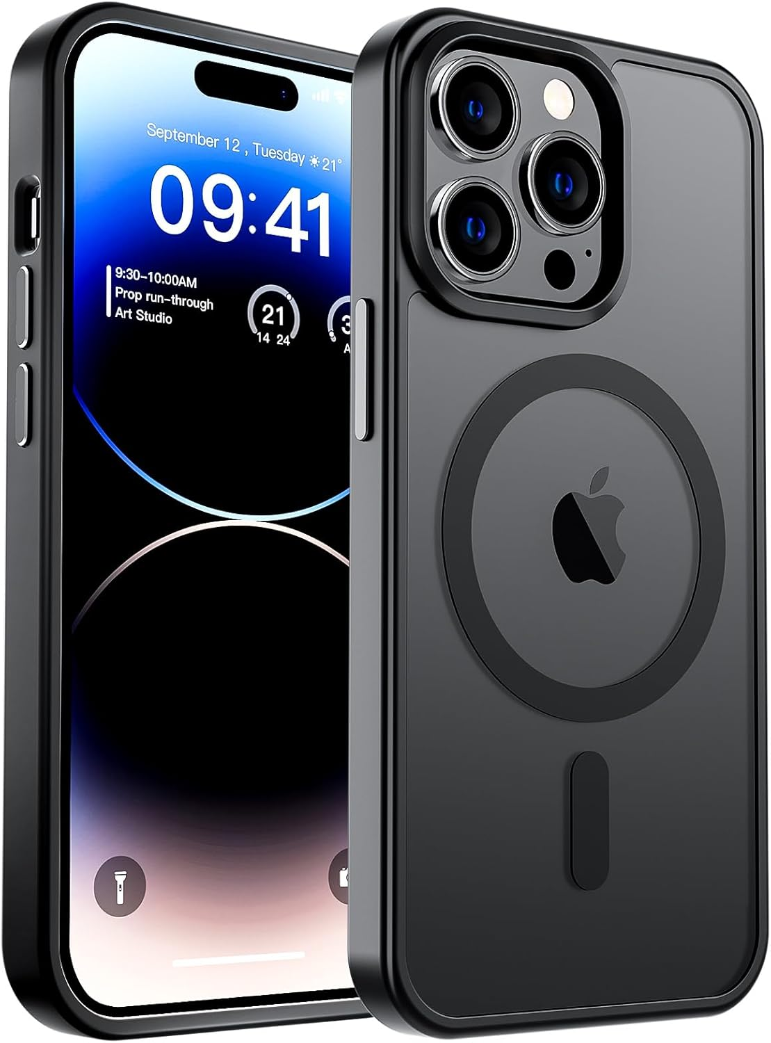 Magnetic for Iphone 14 Pro Case [Compatible with Magsafe] [10 FT Military Grade