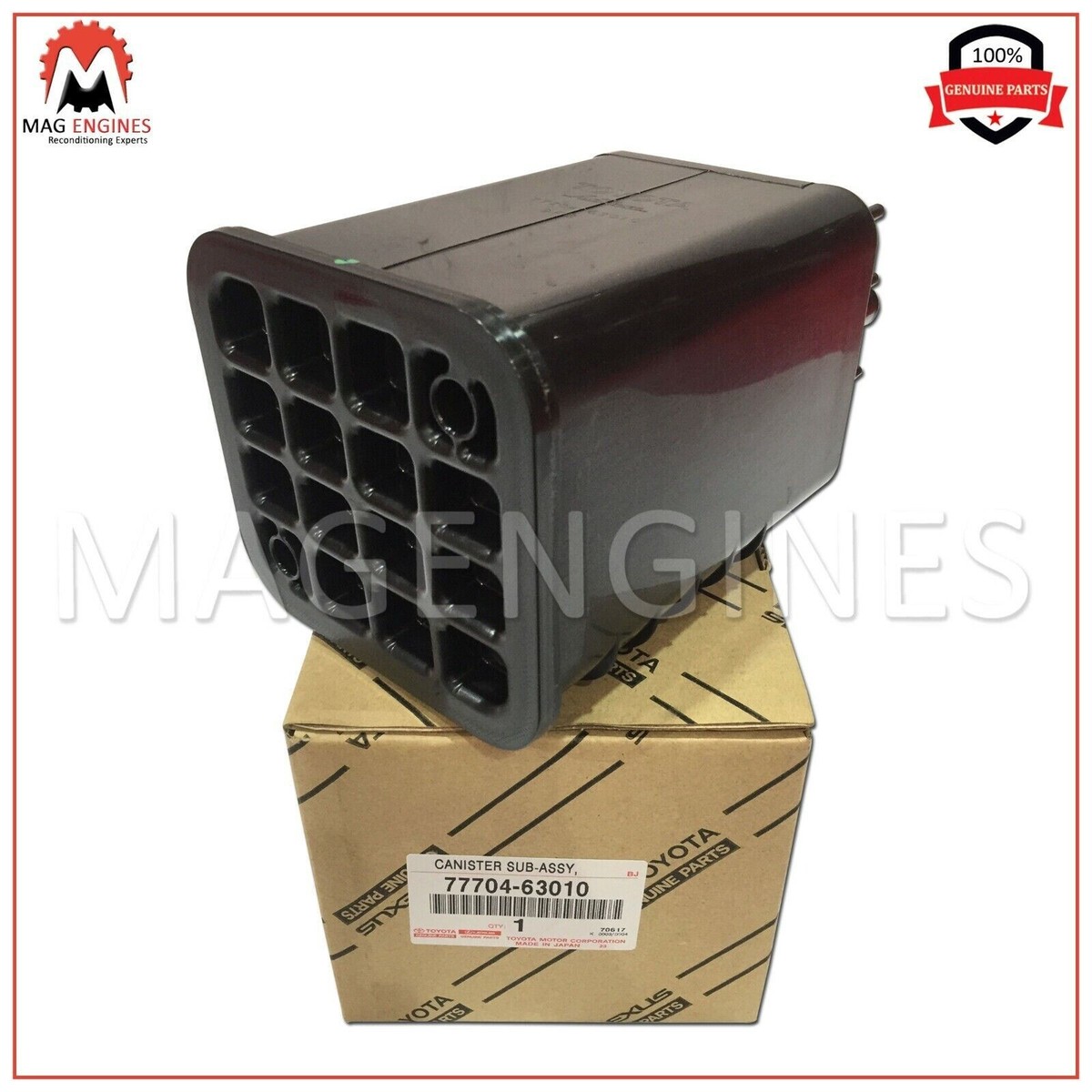 77704-63010 GENUINE OEM CANISTER ASSY, CHARCOAL 7770463010 | eBay