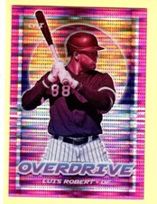 2021 PANINI CHRONICLES ⚾ OVERDRIVE PINK PULSAR #15 LUIS ROBERT CHICAGO WHITE SOX