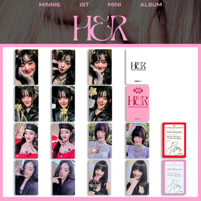 Minnie 1st mini album HER Photo Cards Self Made Photocard (G)I-DLE