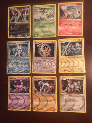 Complete Arceus 9 Card Set Ar1 Ar9 Holo Rare Ripple Foil Pokemon Platinum Mint Ebay Complete Arceus 9 Card Set Ar1 Ar9 Holo Rare Ripple Foil Pokemon Platinum Mint Ebay