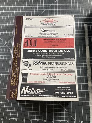 #ad Hardcover Sioux Falls South Dakota Phone Directory 1994 R.L Polk amp; Co. $44.99