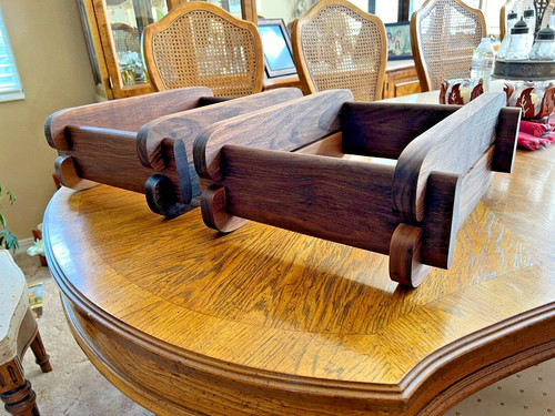 Custom Made Walnut Speaker Stands for Klipsch Heresy's NO LEAN ANGLE Free Ship!