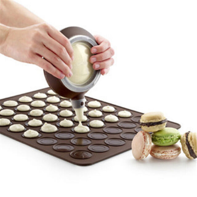 2Pcs 30-Cavity Reusable Silicone Pastry Cake Oven Baking Mould Sheet Mat Pastry Cake Macaroon Oven Baking Mould Sheet Mat Oven Baking Mould Sheet Mat