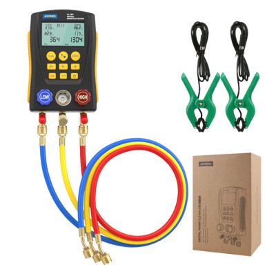 Digital Gauge HVAC Refrigeration A/C Manifold Gauge Set Pressure