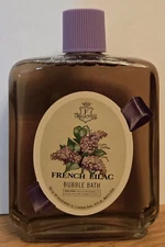 Fuller Brush Co. - FRENCH LILAC Bubble Bath - Vintage Bottle - 12 fl oz
