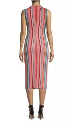 fit and flare athletic dress Women's Lenox Mock Neck Midi Dress - Chalk - Size S