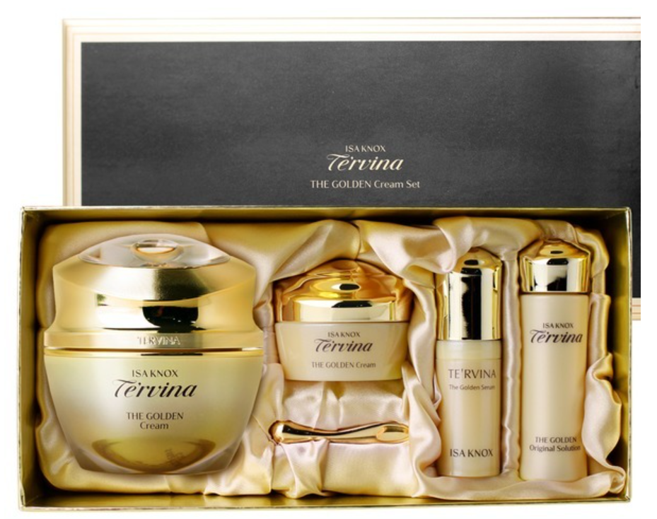 韓国化粧品ISA KNOXテルビナ The golden セット Isa Knox Te'rvina The Golden Cream Set Anti-Aging Firming K-Beauty